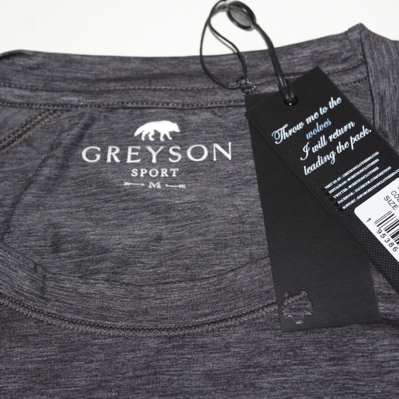 Greyson Mens Size M L XL Guide Sport Sleeveless Tank Top Shirt Gym Brrr Nylon - Picture 2 of 7